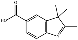 2,3,3-三甲基-3H-吲哚-5-羧酸,84100-84-5,结构式