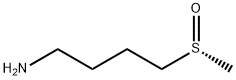 (R)-4-(メチルスルフィニル)-1-ブチルアミン 化学構造式