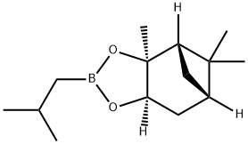(2-甲基丙基)硼酸（1S,2S,3R,5S）-(+)-2,3-蒎烷二醇酯,84110-34-9,结构式
