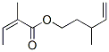 3-methyl-4-pentenyl 2-methylisocrotonate 结构式