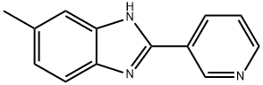1H-BENZIMIDAZOLE, 5-METHYL-2-(3-PYRIDINYL)- Structure