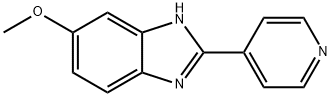 5-METHOXY-2-(PYRIDIN-4-YL)-1H-BENZO[D]IMIDAZOLE 结构式