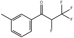 1-Propanone, 2,3,3,3-tetrafluoro-1-(3-methylphenyl)- (9CI) 结构式