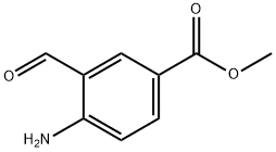 4-Amino-3-formyl-benzoic acid methyl ester Structure