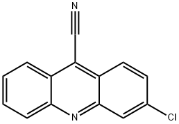 3-Chloro-9-acridinecarbonitrile Struktur