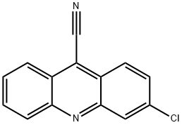 3-Chloro-9-acridinecarbonitrile 结构式