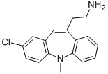 10-(2-Aminoethyl)-8-chloro-5-methyl-5H-dibenz(b,f)azepine Struktur