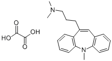 10-(3-(Dimethylamino)propyl)-5-methyl-5H-dibenz(b,f)azepine oxalate 化学構造式