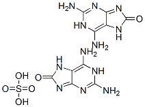 2,6-ジアミノ-1,7-ジヒドロ-8H-プリン-8-オン・0.5(硫酸塩) 化学構造式