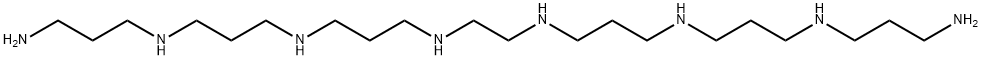 4,8,12,15,19,23-hexaazahexacosane-1,26-diamine 结构式