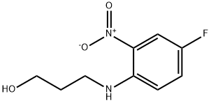 3-[(4-fluoro-2-nitrophenyl)amino]propanol Structure
