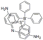 3,7-ジアミノフェノチアジン-5-イウム・テトラフェニルボラート 化学構造式