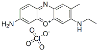 7-amino-3-(ethylamino)-2-methylphenoxazin-5-ium perchlorate Structure