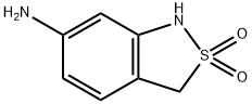 1,3-dihydro-2,1-benzisothiazol-6-amine 2,2-dioxide Struktur