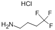 4,4,4-TRIFLUOROBUTYLAMINE HYDROCHLORIDE Structure