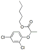 2-(2,4-ジクロロフェノキシ)プロパン酸ペンチル 化学構造式