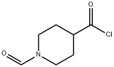 1-FORMYL-PIPERIDINE-4-CARBONYL CHLORIDE 结构式