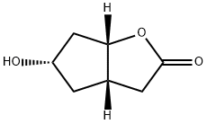 (3AS,5S,6AS)-六氢-5-羟基-2H-环戊[B]呋喃-2-酮 结构式