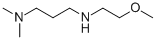 N'-(2-メトキシエチル)-N,N-ジメチル-1,3-プロパンジアミン 化学構造式