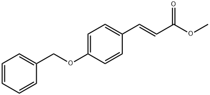 (2E)-3-[4-(PhenylMethoxy)phenyl]-2-propenoic Acid Methyl Ester 结构式