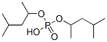 di(1,3-dimethylbutyl) hydrogen phosphate Structure
