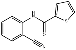 N-(2-Cyanophenyl)thiophene-2-carboxamide Struktur