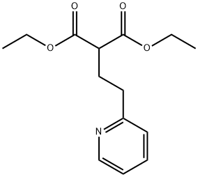 diethyl 2-(2-(pyridin-2-yl)ethyl)malonate Struktur