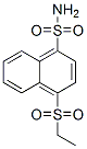 4-Ethylsulfonylnaphthanele-1-sulfonamide 结构式