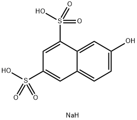 disodium 7-hydroxynaphthalene-1,3-disulphonate Struktur