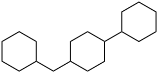 4-(シクロヘキシルメチル)-1,1'-ビシクロヘキサン 化学構造式