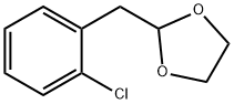 1-クロロ-2-(1,3-ジオキソラン-2-イルメチル)ベンゼン 化学構造式