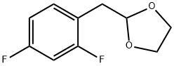 1,3-DIFLUORO-4-(1,3-DIOXOLAN-2-YLMETHYL)BENZENE 化学構造式