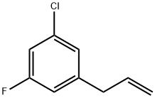 3-(3-CHLORO-5-FLUOROPHENYL)-1-PROPENE Struktur