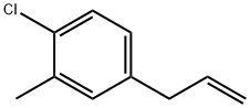 3-(4-クロロ-3-メチルフェニル)-1-プロペン 化学構造式