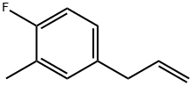 1-氟-2-甲基-4-(丙-2-烯-1-基)苯 结构式