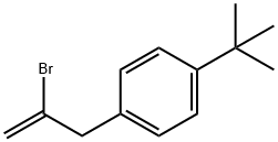 2-ブロモ-3-(4-TERT-ブチルフェニル)-1-プロペン 化学構造式