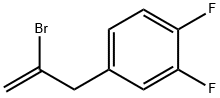 2-ブロモ-3-(3,4-ジフルオロフェニル)-1-プロペン 化学構造式