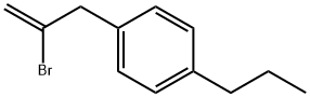 2-BROMO-3-(4-N-PROPYLPHENYL)-1-PROPENE Struktur