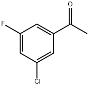 3'-クロロ-5'-フルオロアセトフェノン 化学構造式
