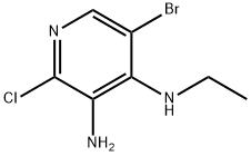 5-溴-2-氯-N3-乙基吡啶-3,4-二胺, 842144-03-0, 结构式