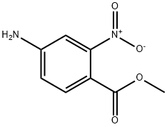 4-氨基-2-硝基苯甲酸甲酯 结构式