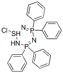 1-Chloro-3,3,5,5-tetraphenyl-1H-1,2,4,6,3,5-thiatriazadiphosphorine Struktur
