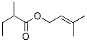 3-methylbut-2-enyl 2-methylbutyrate 结构式