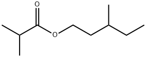 3-methylpentyl isobutyrate Structure