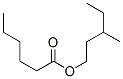 3-methylpentyl hexanoate Struktur
