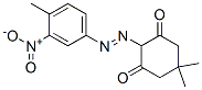 5,5-dimethyl-2-[(4-methyl-3-nitrophenyl)azo]cyclohexane-1,3-dione|