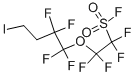 1,1,2,2-tetrafluoro-2-(1,1,2,2-tetrafluoro- 4-iodobutoxy)-Ethanesulfonyl fluoride Structure