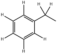 エチル-Α,Α-D2-ベンゼン-D5 化学構造式