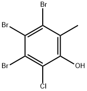 3,4,5-tribromo-2-chloro-6-methylphenol 结构式