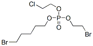bromoethyl bromopentyl chloroethyl phosphate Structure